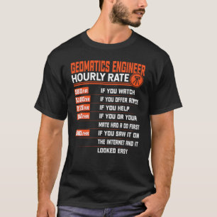 Camiseta Geomática Ingeniería por Horas Índice Geomática En