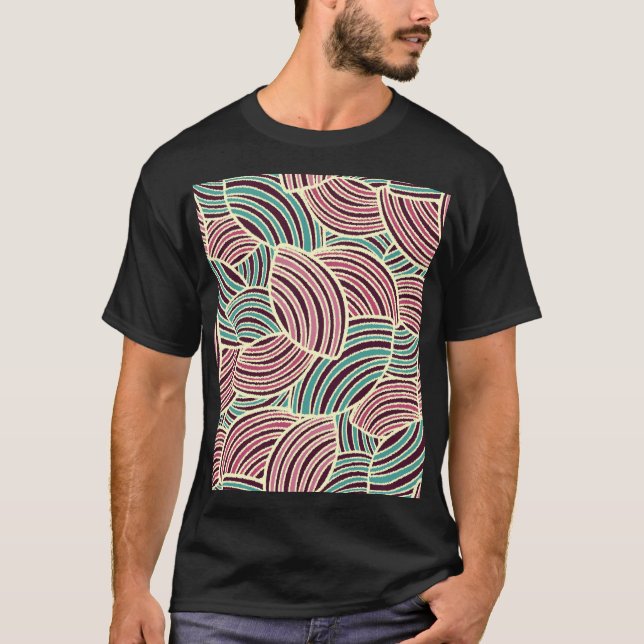 Camiseta Geometría abstracta: Simetría sin foco (Anverso)