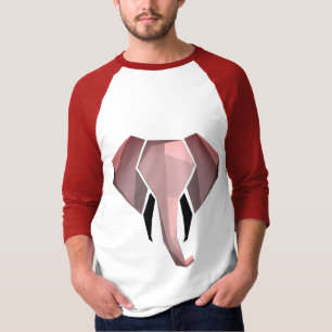 Camiseta Geometría Cabeza elefante