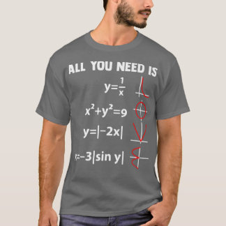 Camiseta Geometría de ciencias matemáticas de ecuación de m