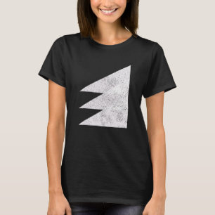 Camiseta Geometría de los triángulos superpuestos Formas de