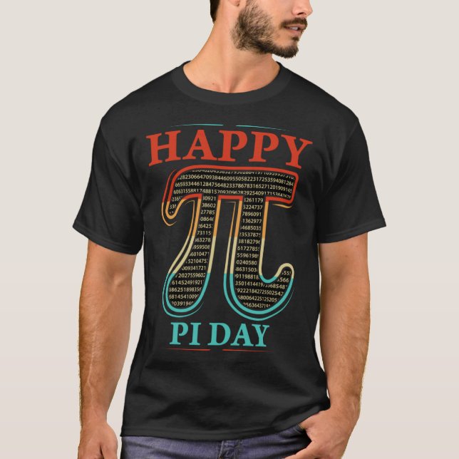 Camiseta Geometría De Pi Day Algebra Maíz Feliz Día Pi (Anverso)