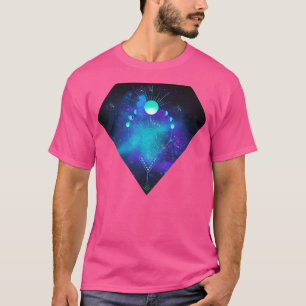 Camiseta Geometría Divina Fases Moon Espiritualidad