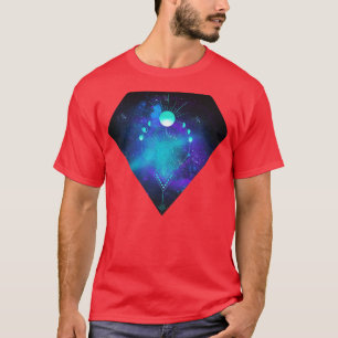 Camiseta Geometría Divina Fases Moon Espiritualidad
