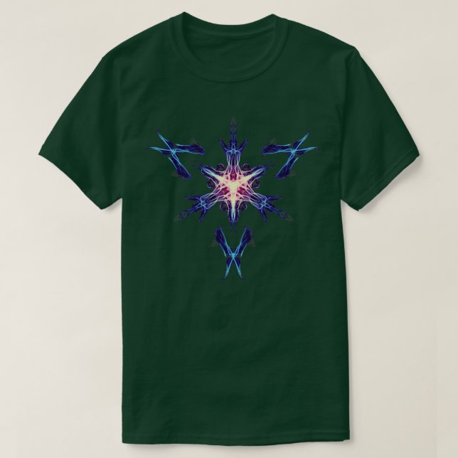 Camiseta Geometría Energética Control Sináptico Cibernetico (Diseño del anverso)