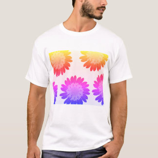 Camiseta Geometría floral moderna: patrón botánico elegante