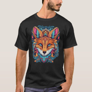 Camiseta Geometría Fox Mandala Art