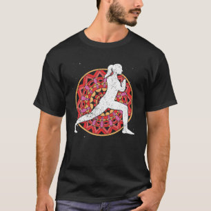 Camiseta Geometría fractal de Mandala Namaste Yogi Yo espir