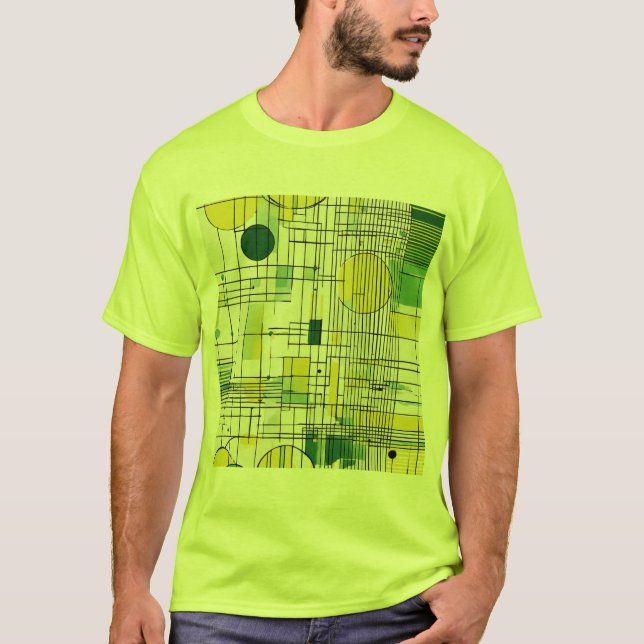 Camiseta Geometría galáctica (Anverso)