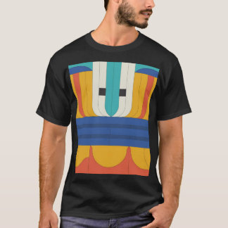 Camiseta Geometría moderna - Diseño de formas abstractas su