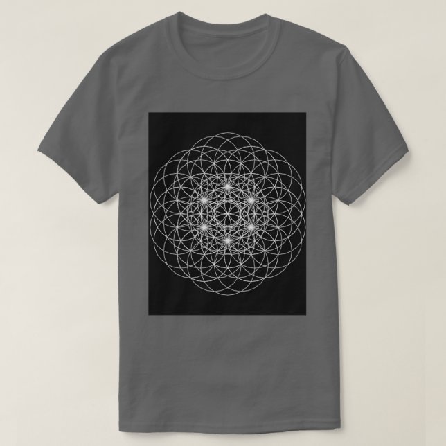 Camiseta Geometría sagrada 2 (Diseño del anverso)