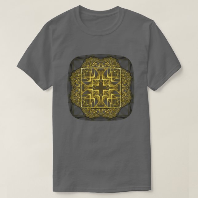 Camiseta Geometría sagrada básica de los hombres (Diseño del anverso)