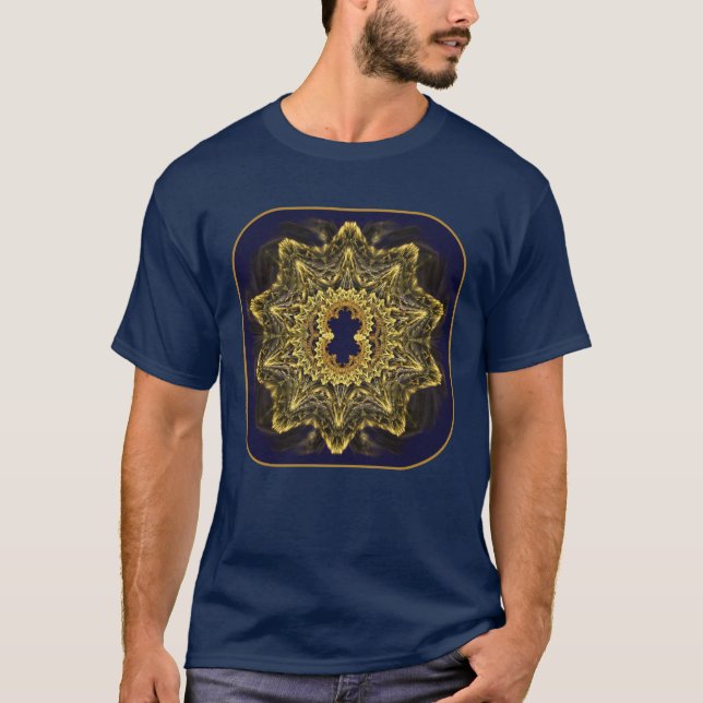Camiseta Geometría sagrada básica de los hombres (Anverso)