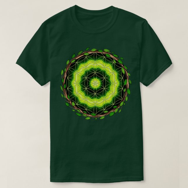 Camiseta Geometría sagrada de Ayahuasca (Diseño del anverso)