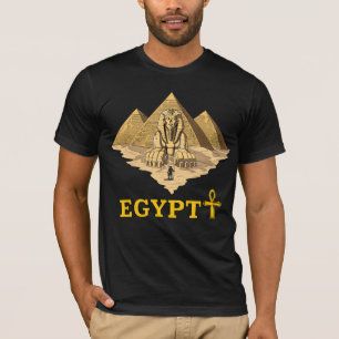 Camiseta Geometría sagrada de la esfinge egipcia antigua de
