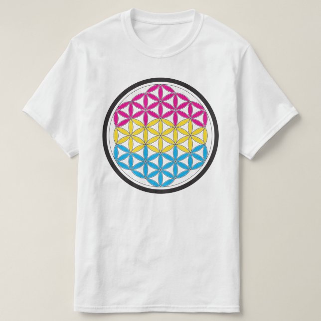 Camiseta geometría sagrada de pan (Diseño del anverso)
