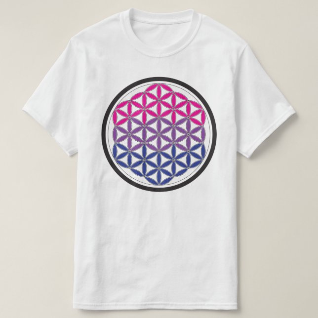 Camiseta geometría sagrada del BI (Diseño del anverso)
