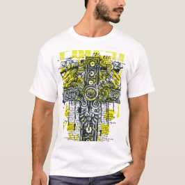 Camiseta Geometría Sagrada - El Divino Hueso -Camiseta