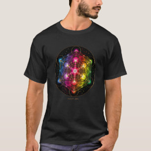 Camiseta Geometría Sagrada Flor Mágica De Vida Mandala Yoga