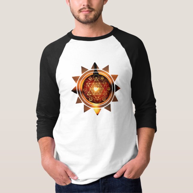 Camiseta geometria sagrada Metatron (Anverso)