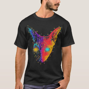 Camiseta Geometría Sphynx Cat