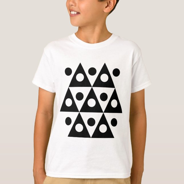 Camiseta Geometric 260514 - Negro (Anverso)