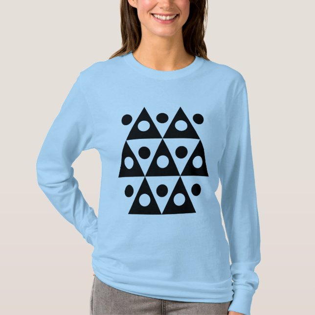 Camiseta Geometric 260514 - Negro (Anverso)