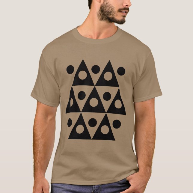 Camiseta Geometric 260514 - Negro (Anverso)