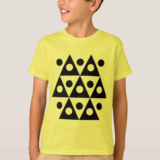 Camiseta Geometric 260514 - Negro (Anverso)
