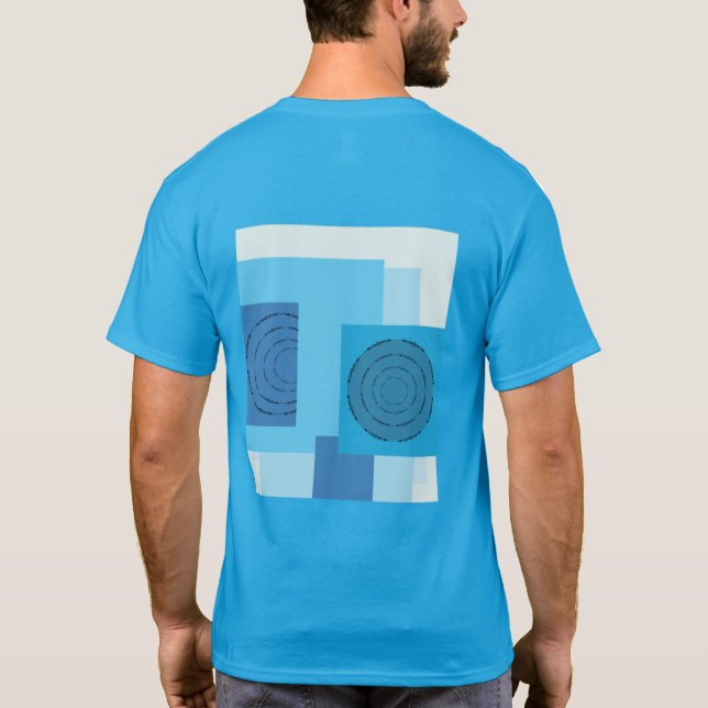 Camiseta Geometric Colorblock For Men's Tee (Reverso)