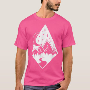 Camiseta Geometric Diamond Night Sky