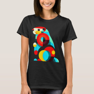 Camiseta Geometric Minimalism Modern Illustration Groundhog