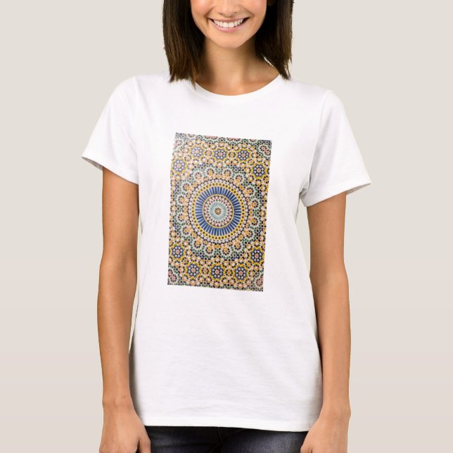 Camiseta Geometric tile pattern, Morocco (Anverso)
