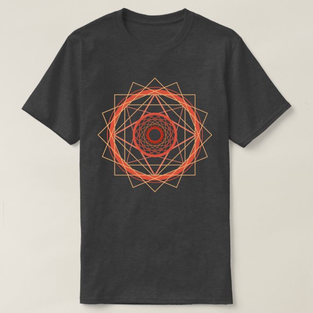 Camiseta geométrica (Diseño del anverso)