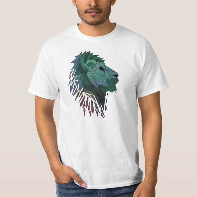 Camiseta geométrica del león (Anverso)