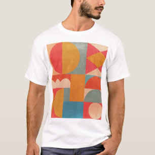 Camiseta Geométrico abstracto: textura de papel de época