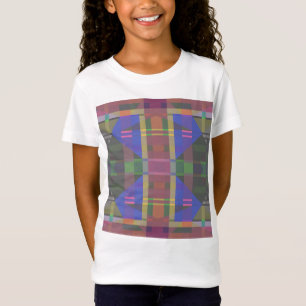 Camiseta Geométrico coloreado del arcoiris pastel
