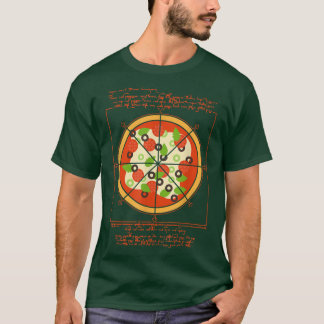 Camiseta Geométrico Da Vinci Pizza Artista Pizzaholic