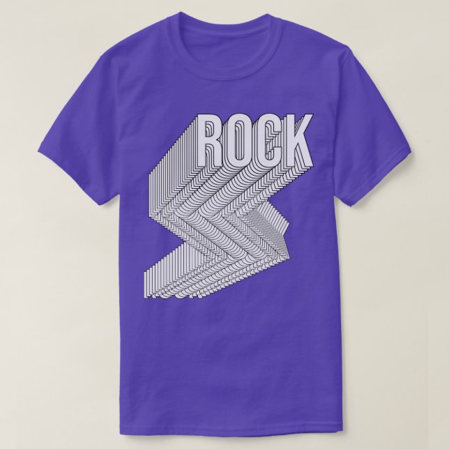 Camiseta geométrico de roca (Diseño del anverso)