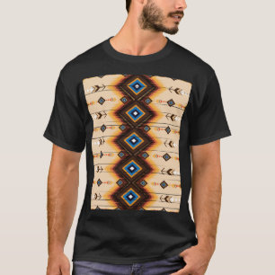 Camiseta Geométrico étnico: diseño de patrones abstractos.