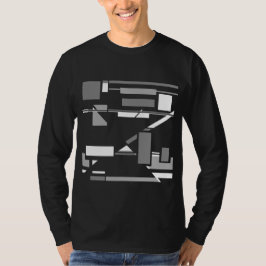 Camiseta Geométrico inspirado en Gris White Art Contemporán