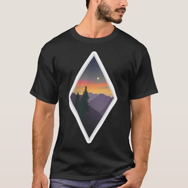 Camiseta Geométrico Moonrise Activa (Anverso)