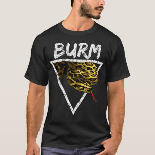 Camiseta Geométrico propietario de la serpiente Python birm