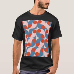 Camiseta Geométrico Retro: Mosaico Vintage Moderno.