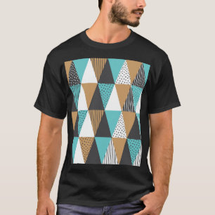 Camiseta Geométrico Vintage: Ilustracion abstracto.
