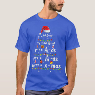 Camiseta Geometry Math Science Teacher Merry Christmas