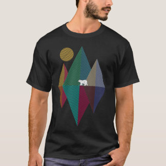Camiseta Geometry mountain bear