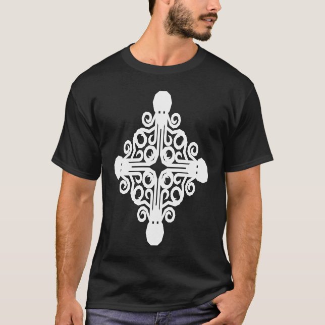 Camiseta Geometry  Octopus Sea Creature & Saltwater Aquariu (Anverso)
