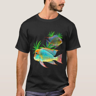 Camiseta Geophagus Eartheater Cichlid Fish Tank Aquarium