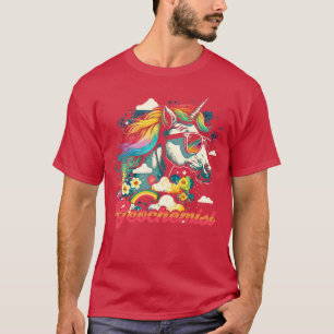 Camiseta Geoquímico de Rainbow Unicorn